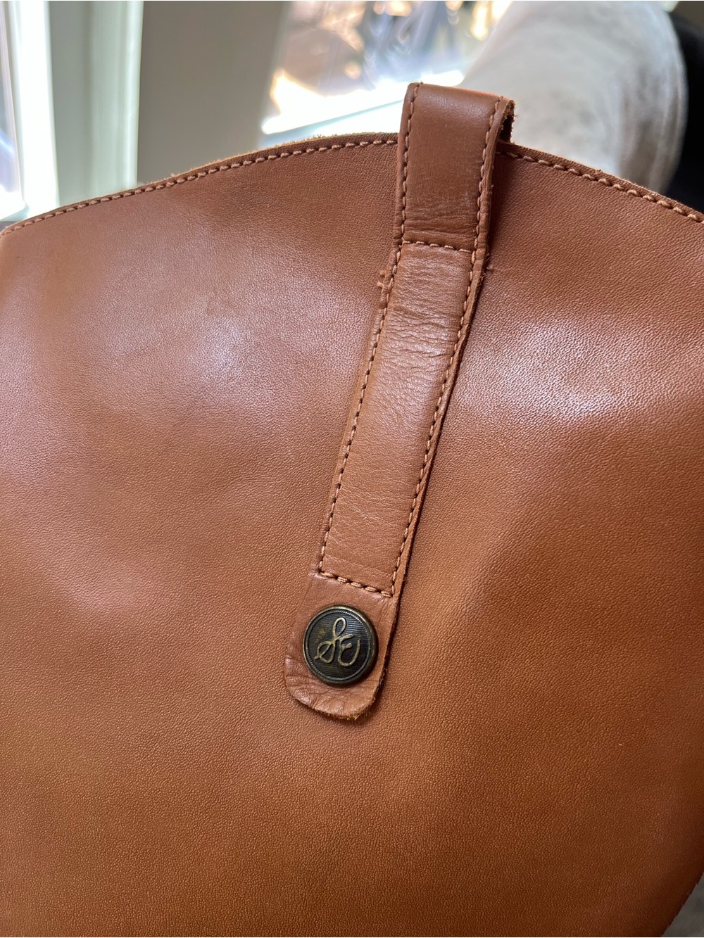 SAM EDELMAN PENNY RIDING BOOTS IN WHISKEY LEATHER 6.5 - Picture 15 of 16